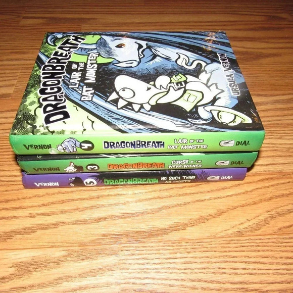 Ursula Vernon DRAGONBREATH Set 3 books~Humor - Picture 2 of 3